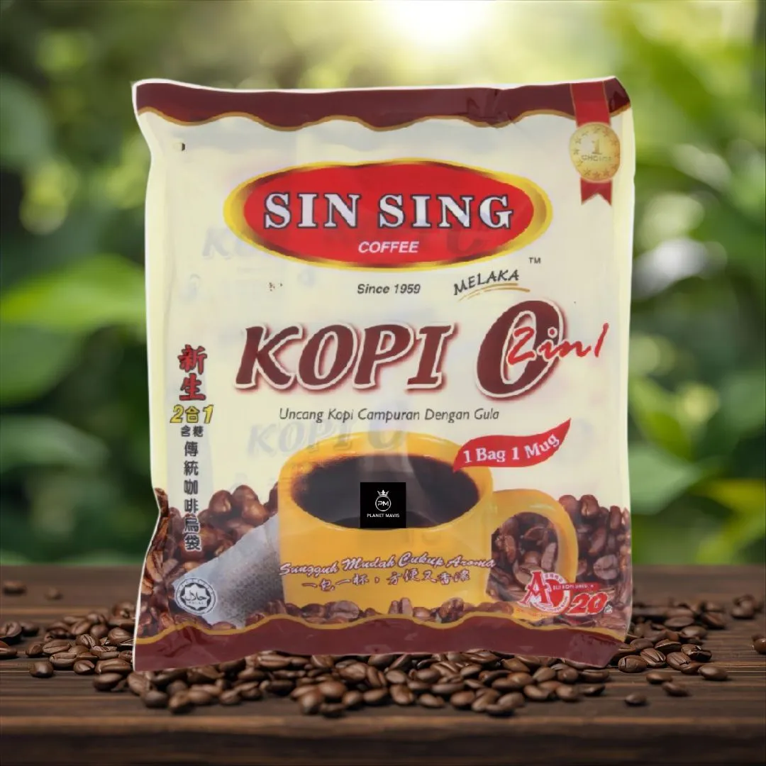 Sin Sing coffee kopi-O 2in1 without sugar