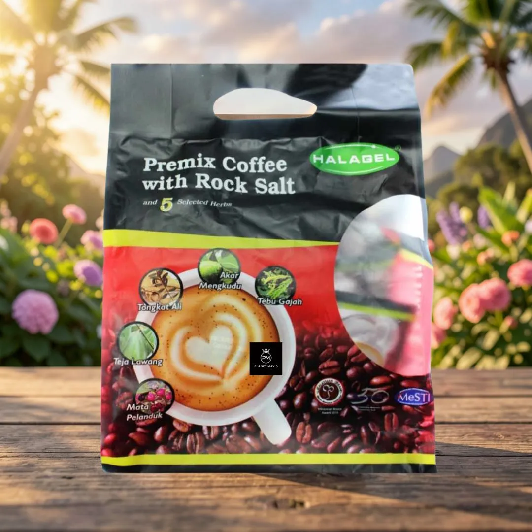 Halagel premix coffee with rock salt