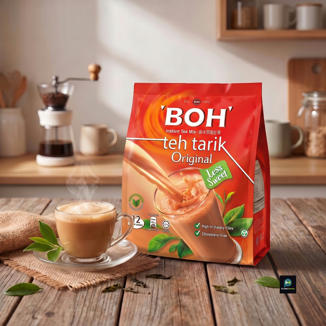Boh teh tarik original tea less sweet
